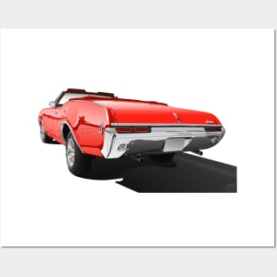 1968 Cutlass Convertible Posters and Art